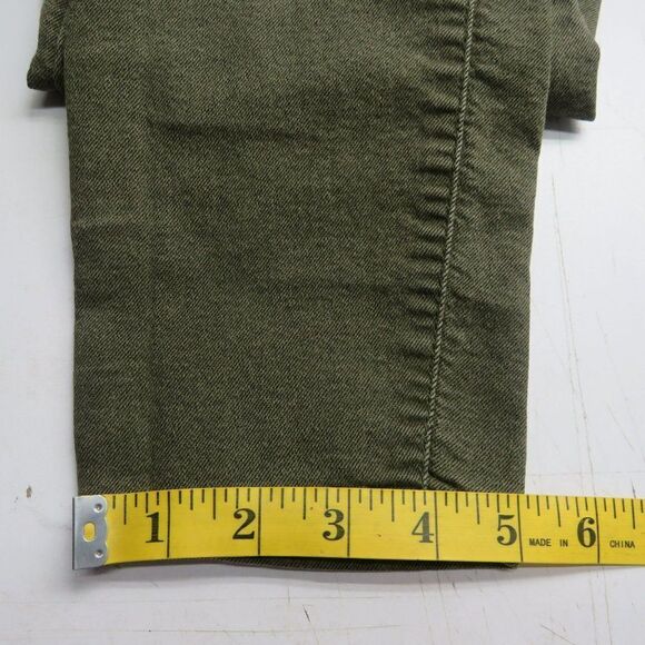 Blue Spice Skinny Leg Jeans Size 3 Green Denim Stretch Cotton Blend - Picture 12 of 13